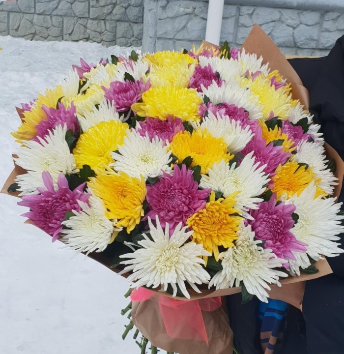 Букет из хризантемы «На каждый день» — доставка цветов Мытищах