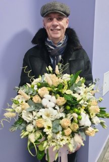 Цветы в коробке &laquo;Аврора&raquo;