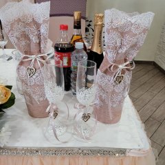 Аксессуары для стола и полиграфия на свадьбу