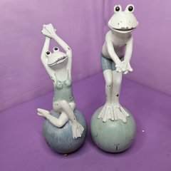 Интерьерный сувенир &laquo;Лягушка-девочка на шаре&raquo;