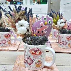 Композиция с сухоцветами &laquo;Маленькое чудо&raquo;