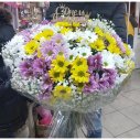 БУКЕТ ИЗ ХРИЗАНТЕМ БЛАГОДЕНСТВИЕ