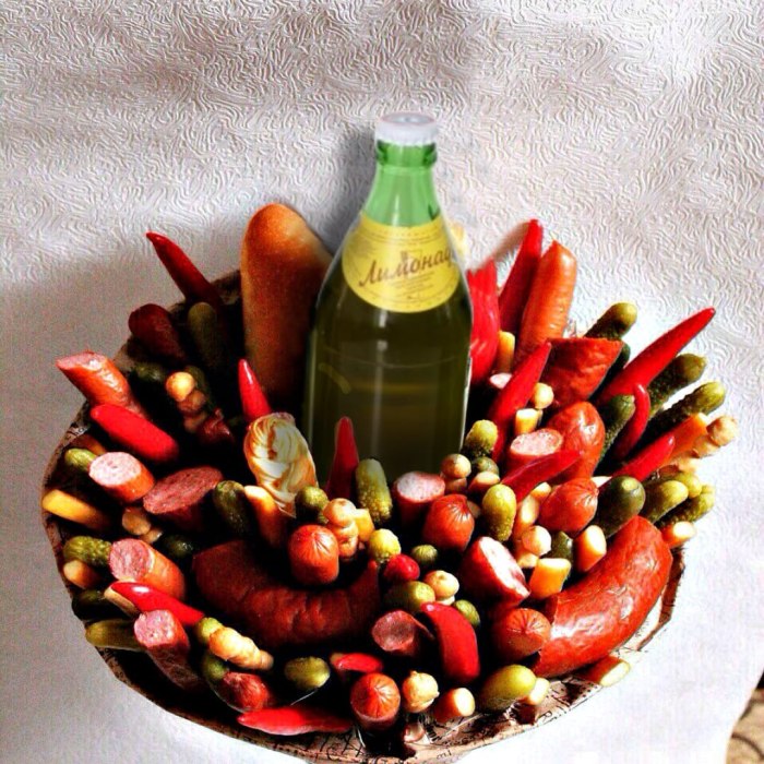 Съедобный мясной букет «Мясная лавка» — доставка цветов Мытищах