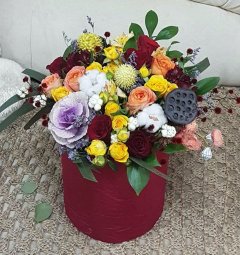 Цветы в коробочке &laquo;Экзотика&raquo;